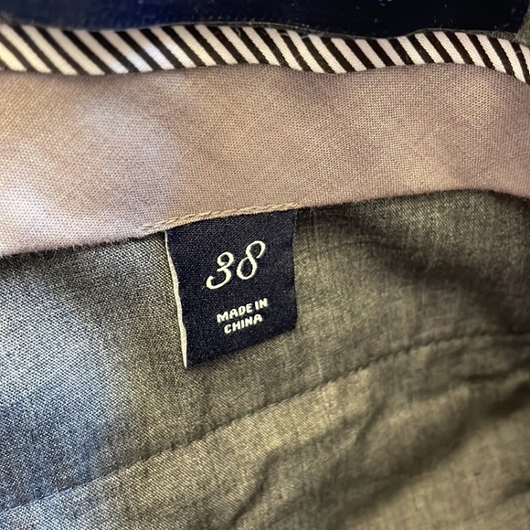 LANDS END 38 x 30 men’s wool stretch classic transitional fit pants with cuffs - Picture 7 of 15